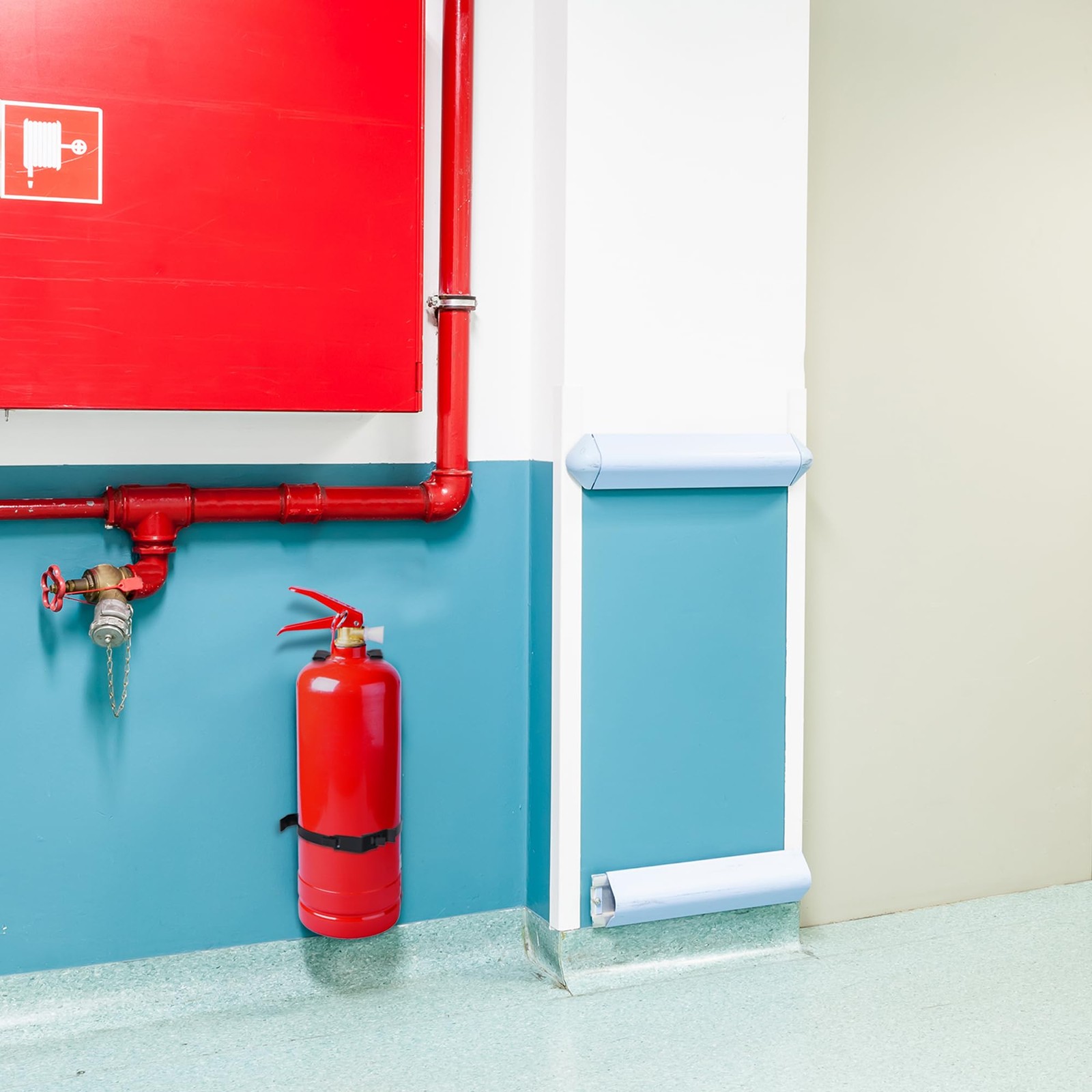 2 PCS Heavy Duty 5 LB Fire Extinguisher Wall Mount Brackets Holder Metal
