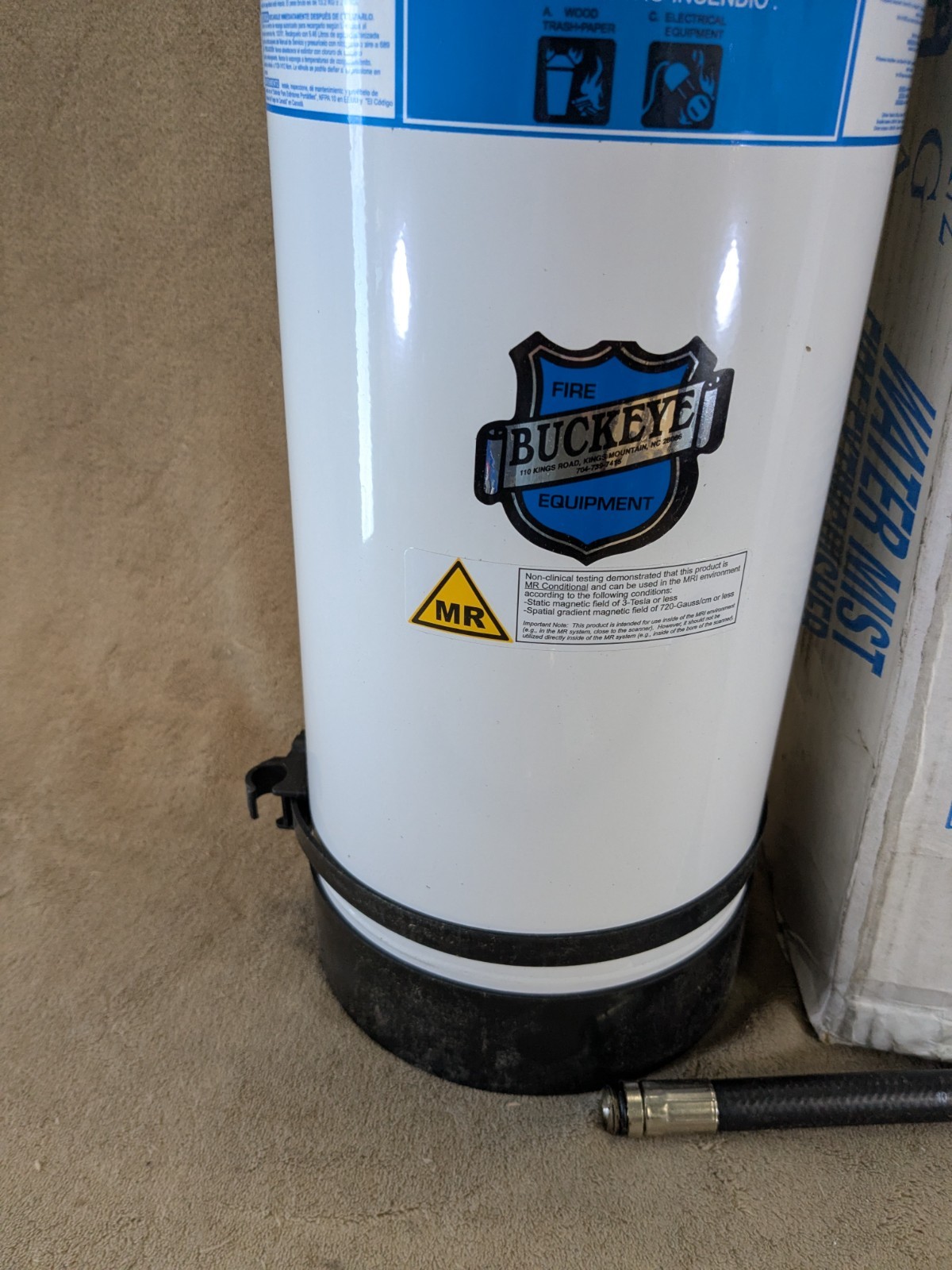 Buckeye 51000 Fire Extinguisher 2A:C Water Mist 2.5 Lb