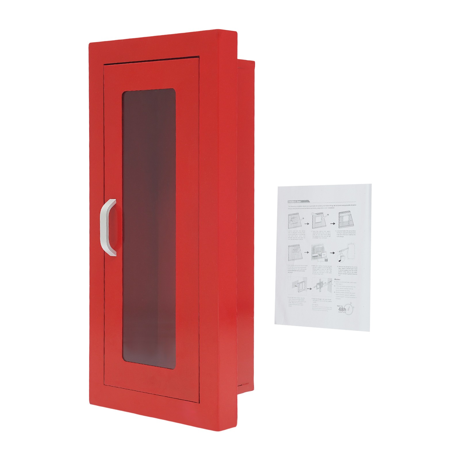 Semi Recessed Fire Extinguisher Cabinet Extinguisher Wall Cabinet Fire Extinguis