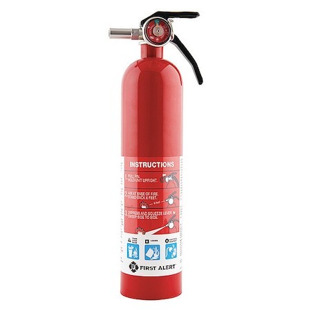 First Alert Pro2-5 Fire Extinguisher, 2.5 Lb Capacity, Class Abc , Ul
