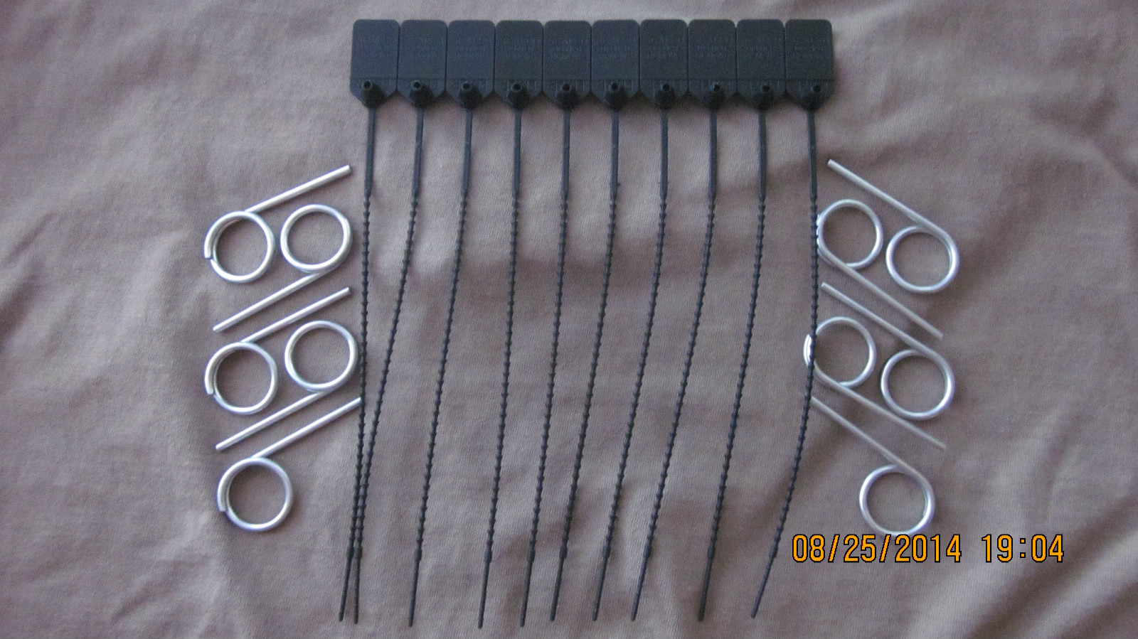 🔥🧯25-TAMPER FLAG SEALS (YOU CHOOSE COLOR) & 20 Fire Extinguisher Pull Pins🔥🧯