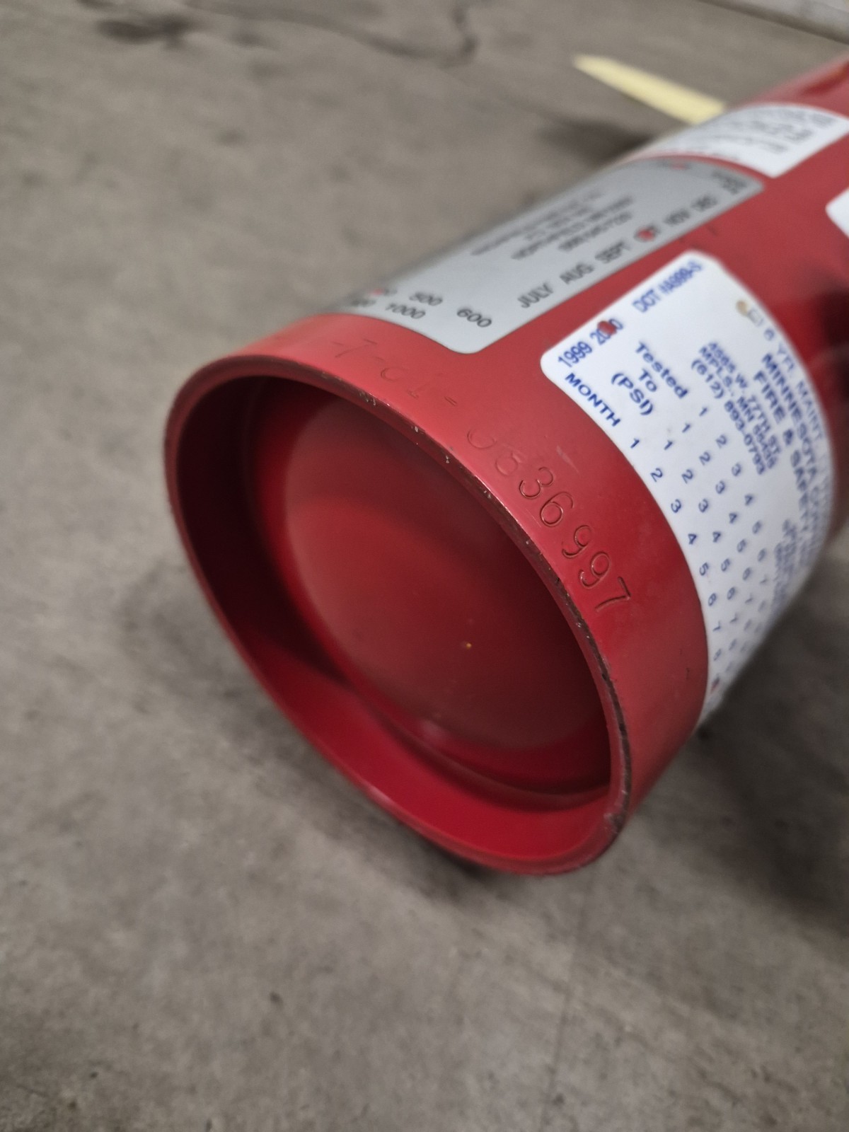 Amerex Model 425, VINTAGE 5lb ABC Dry Chem 🔥 Fire Extinguisher, Aluminum Valve