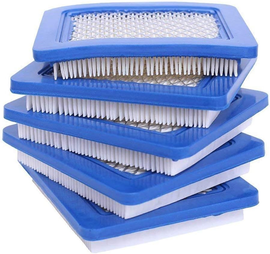 5 Pack 491588S Air Filter, Compatible with Briggs Stratton 491588 4915885 Flat O