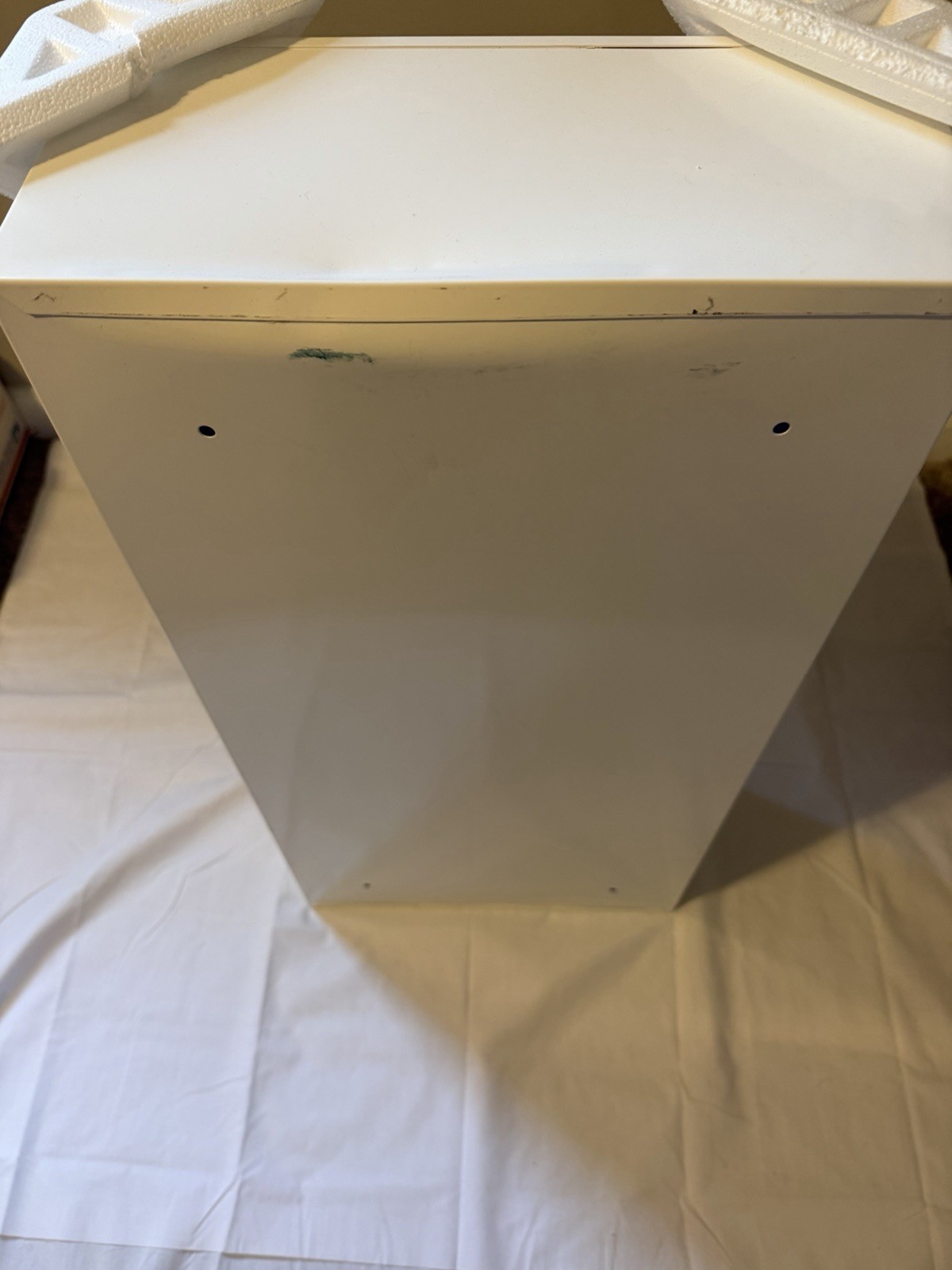 JL Industries C1013F10 Surface Mount Fire Extinguisher Cabinet White Dent