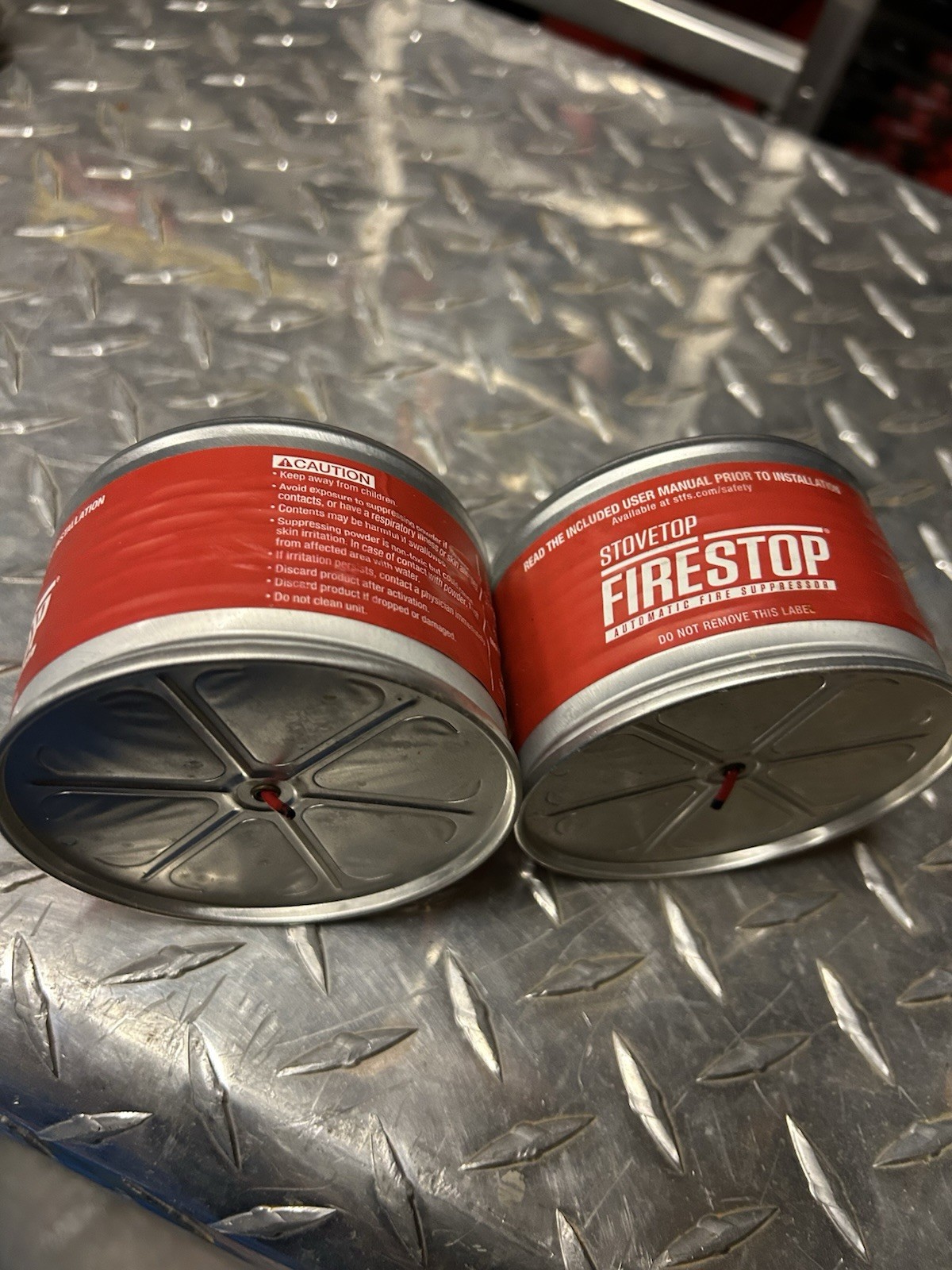 StoveTop FireStop 675-3D RangeHood Fire Suppressor 2 Pack EXP 7 2026EXTINGUISHER