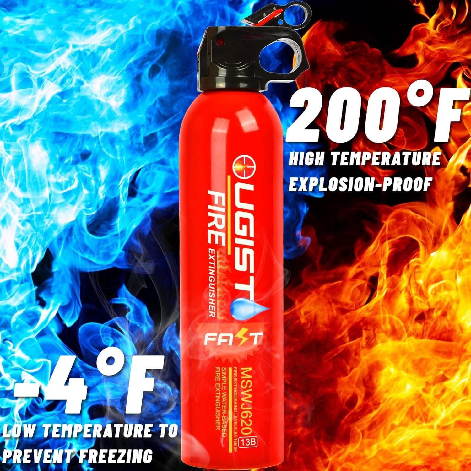 Fire Extinguisher for Home 620ml 4 Count, Can Prevent Re-Ignition,Best Suitab…