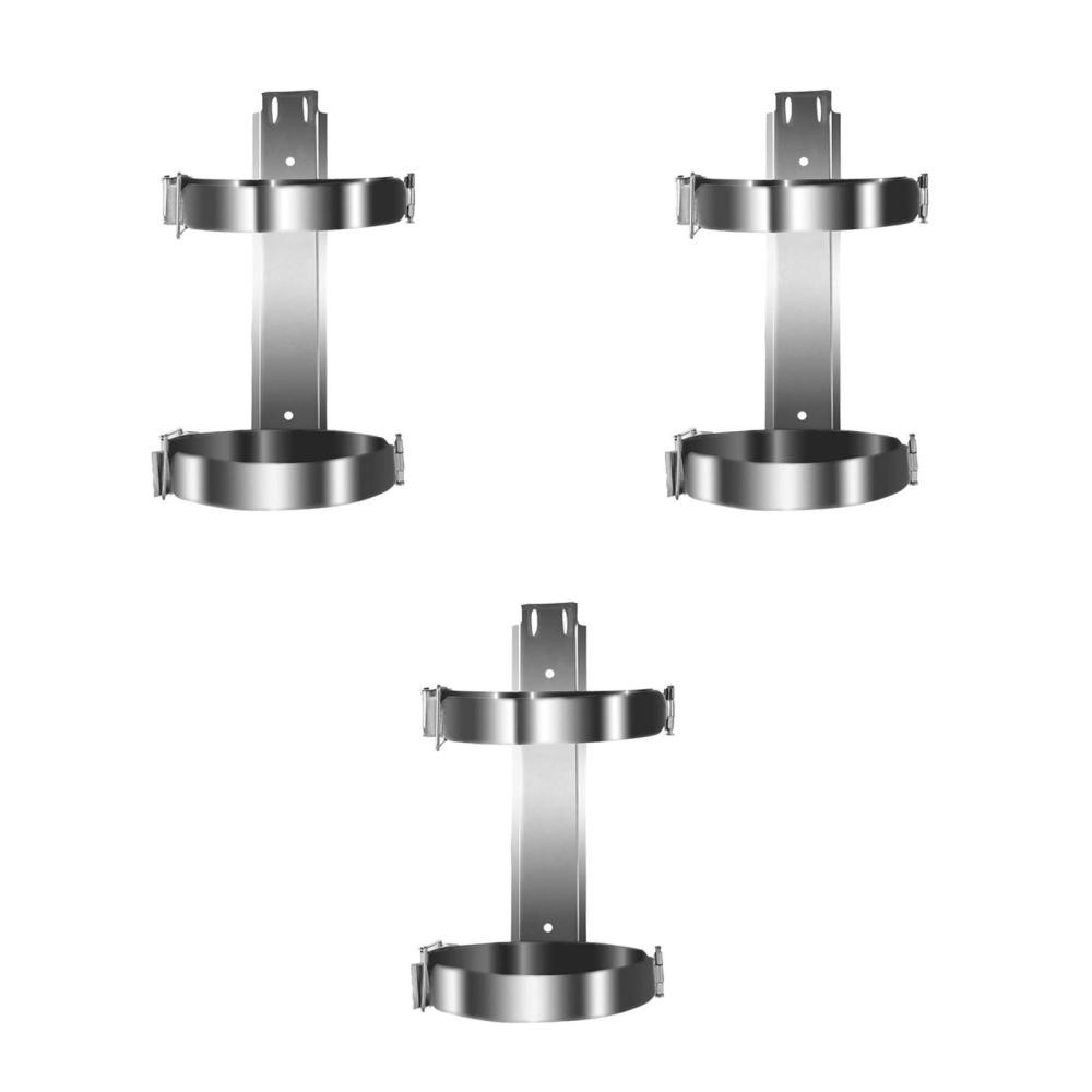 3 PCS Fire Extingushier Mount Wall Extinguisher Bracket Accessories