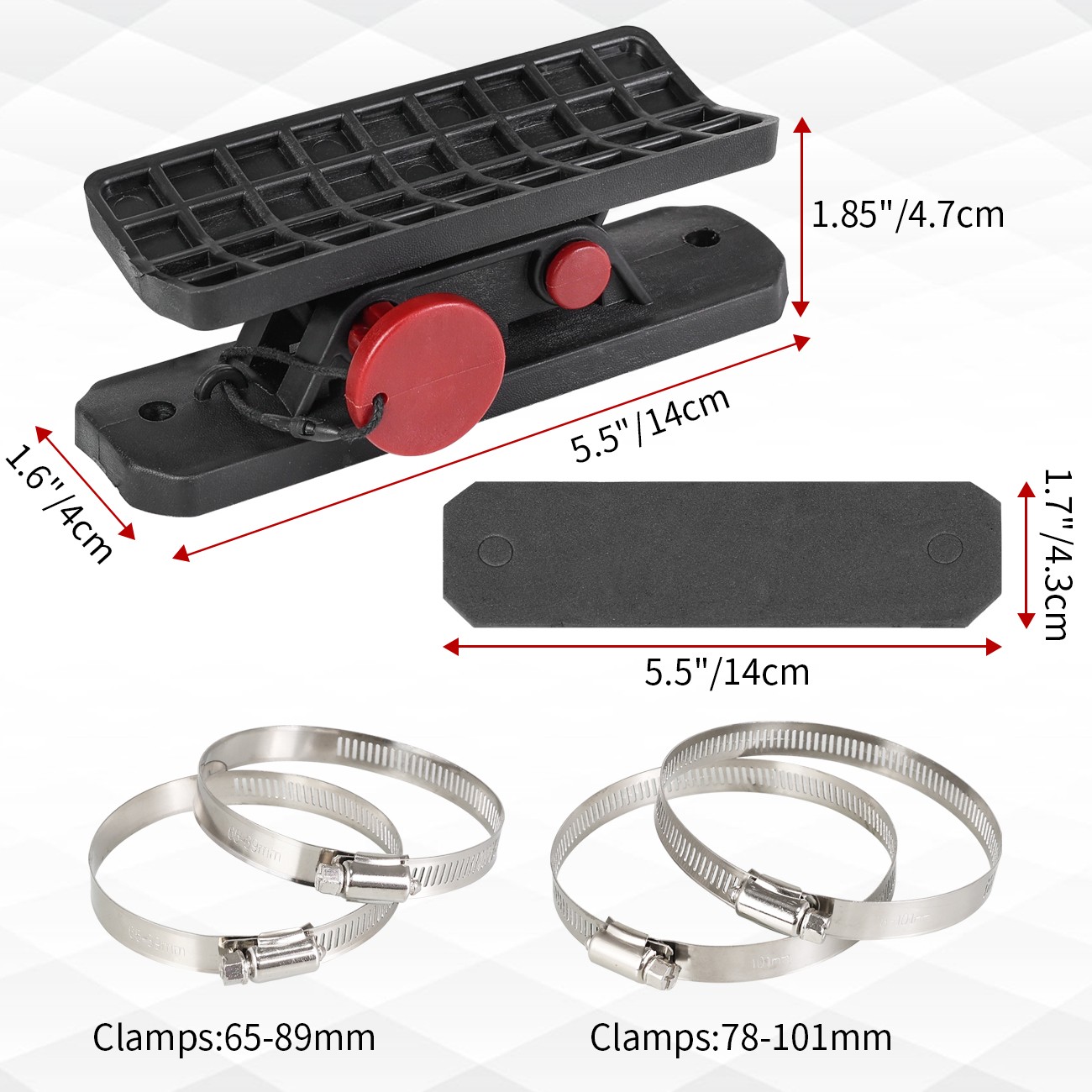 10PCS Quick Release Roll Bar Fire Extinguisher Mount Holder For Polaris Jeep