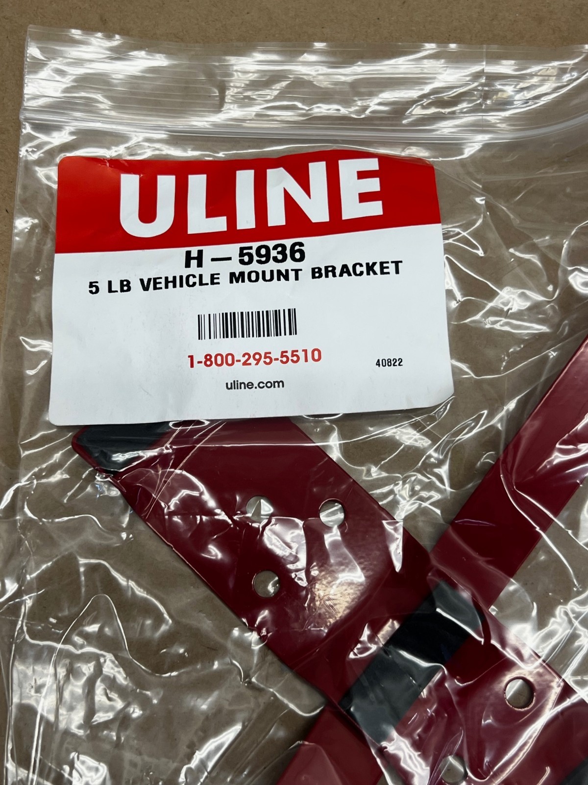 Uline H-5936 5 Lb Vehicle Mount Fire Extinguisher Bracket *FACTORY SEALED*