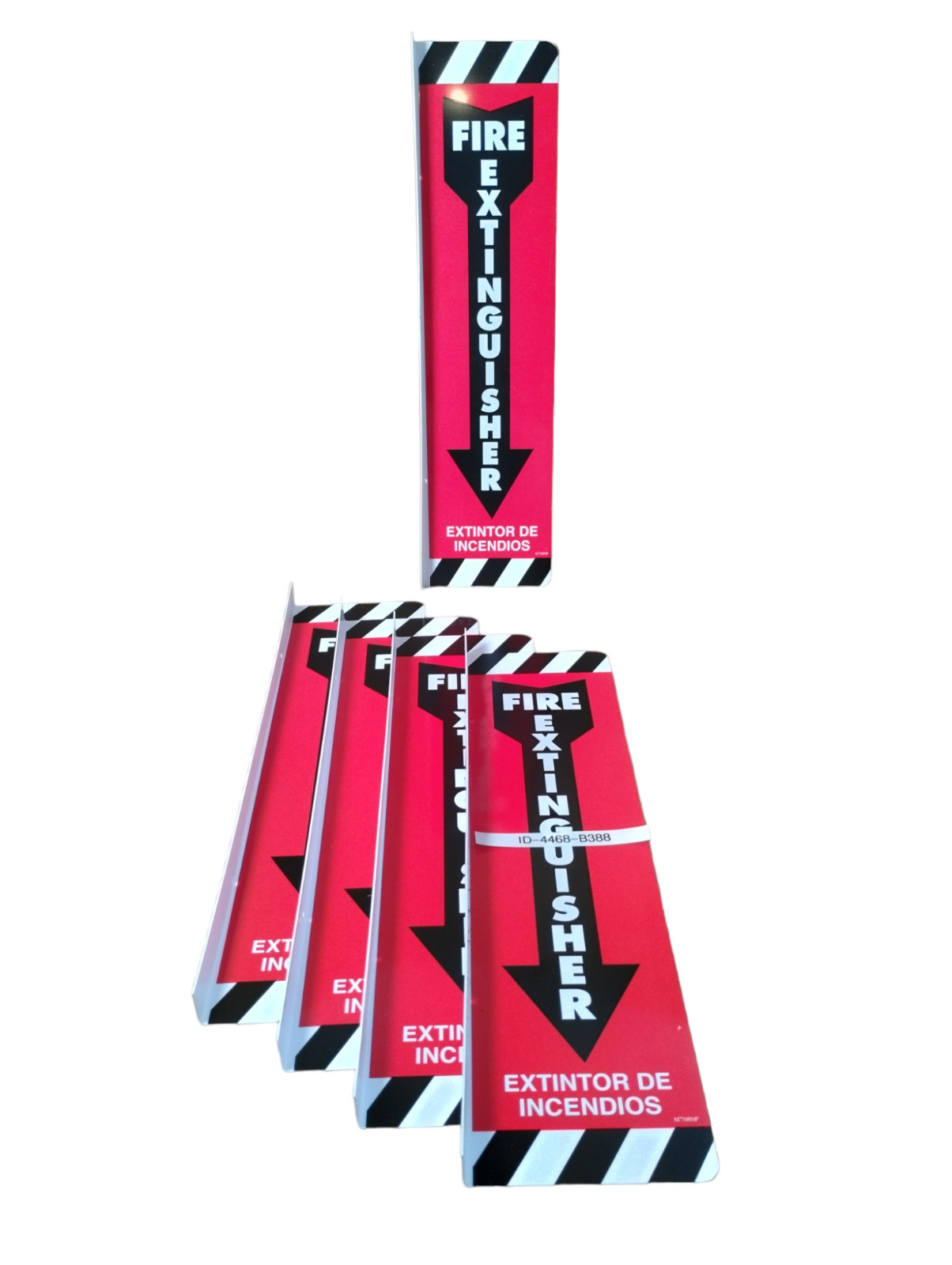 Fire Extinguisher Location Signs ( Lot of 5 ) 16″ x 4″