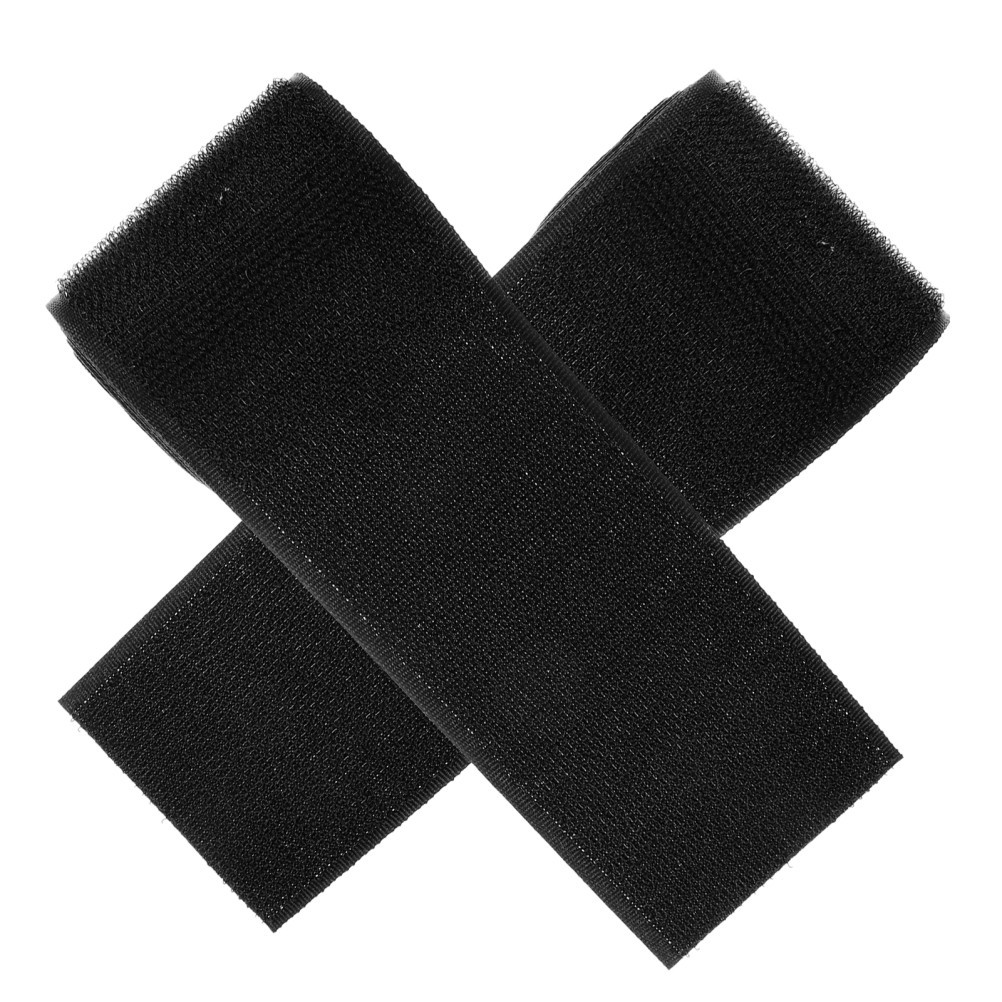 2Pcs Car Fire Extinguisher Fixing Straps Adhesive Reusable Durable Fabric Black