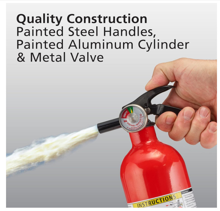 Kidde Fire Extinguisher for Home, 1-A:10-B,Red, 4 Pack with Bracket