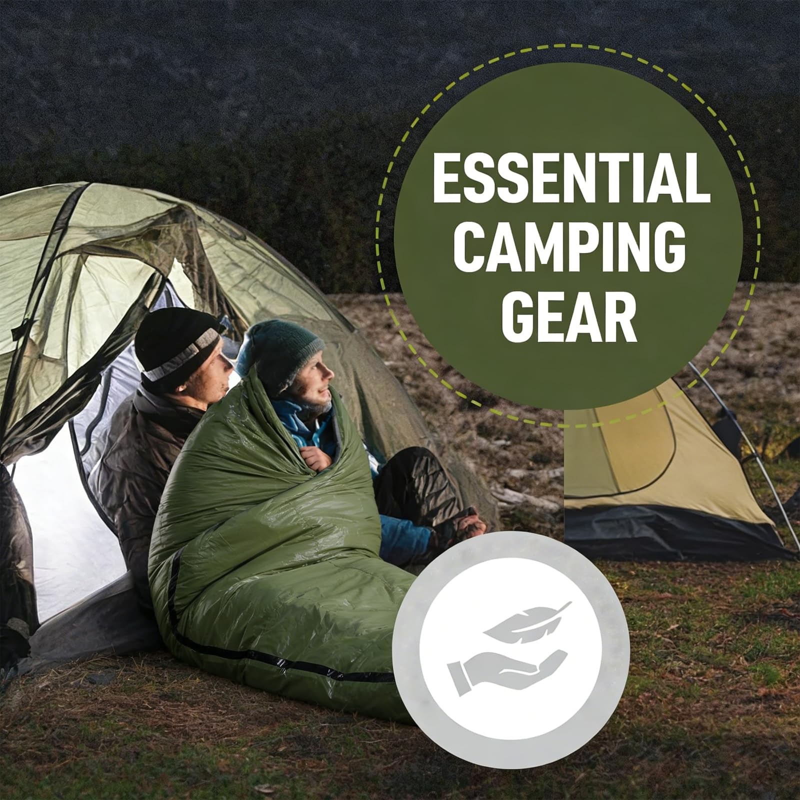 Sleeping Bag, Blanket, Emergency Sleeping Bag, Compact Lightweight, Waterproo…